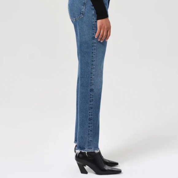 AGOLDE 90s Pinch Waist High Rise Straight Jeans in Control - Picture 5 of 6